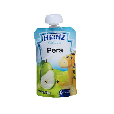 COLADO POUCH DE PERA HEINZ 113GR SEGOMARKET