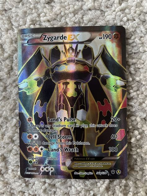 Mavin A Basic Zygarde Ex Full Art Alternate Art Xy Fates