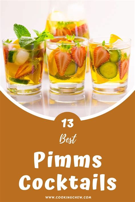 13 Best Pimms Cocktails: Delicious & Refreshing Drinks 🍸