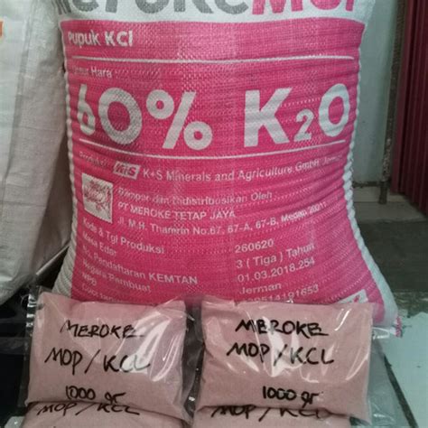 Jual Meroke Mop Kcl Pupuk Kcl Repack Gr Kota Bekasi Tepi