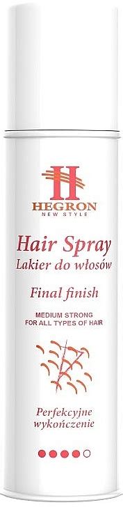 Hegron Hair Spray Final Finish Medium Strong For All Types Of Hair