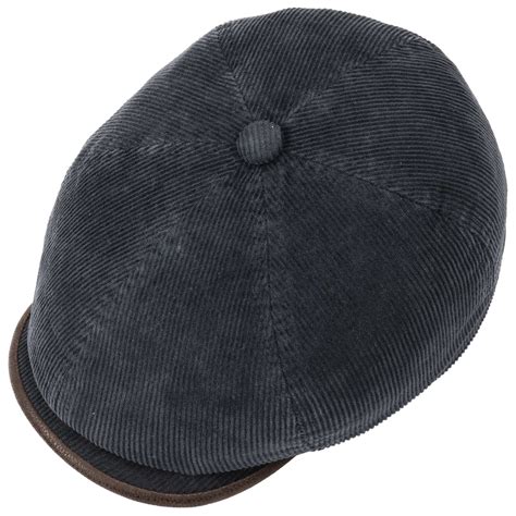 6 Panel Corduroy Flat Cap By Stetson £6900