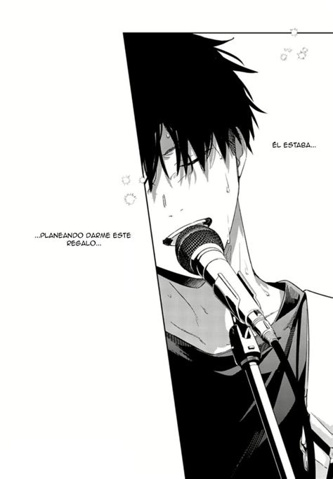 An Anime Character Holding A Microphone With The Caption Planning To