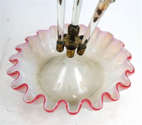 Venetian Glass Epergne Centerpiece