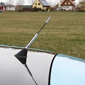 Alca Auto Antenne Kurz Cm Universal Dachantenne Aus Aluminium