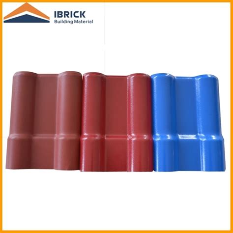 Long Lifetime PVC Asa PMMA Synthetic Resin PVC Roof Tiles Roofing