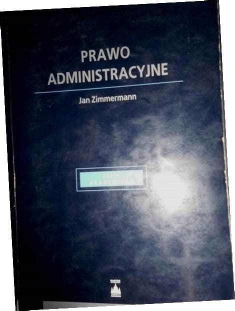 Prawo Administracyjne J Zimmermann Ksi Ka Allegro