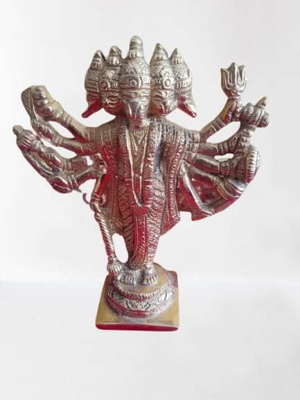 Buy Metal Panchmukhi Hanuman Standing Idol Brass Panchmukhi Hanuman