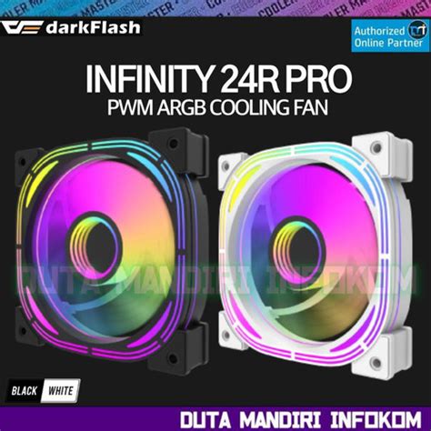 Jual DarkFlash INFINITY 24R PRO REVERSE ARGB 120mm PWM Cooling Fan I