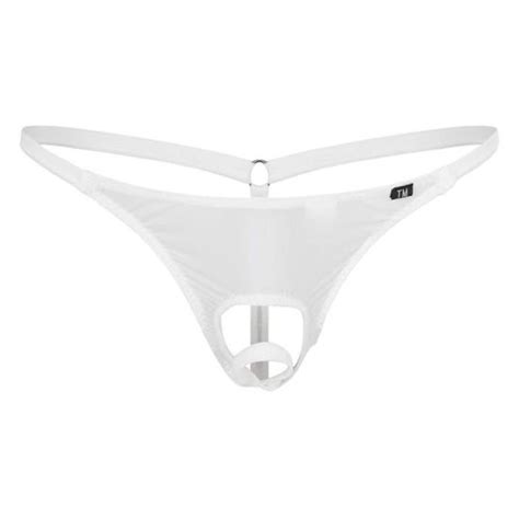 Yonghs Micro String Sexy Homme Ouvert Thong Bikini T Back G String