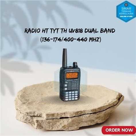 Jual RADIO HT TYT TH UV818 DUAL BAND 136 174 400 440 MHZ Shopee