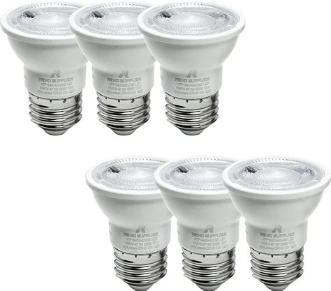 RS PAR16 LED Bulbs Dimmable 6W 450LM 3000K Warm White LED Flood