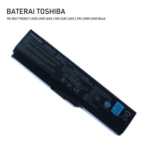 Jual Batre Baterai Original Toshiba PA 3817 PA3817 L630 L640 L645 L740