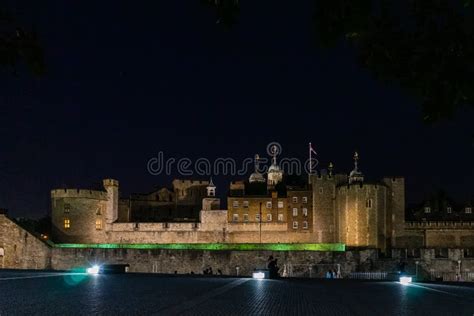 Tower of London at Night, England, UK. Editorial Stock Image - Image of ...