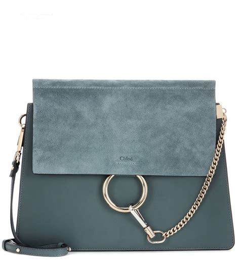 Chloé Tasche Faye aus Leder und Veloursleder Faye Tasche des