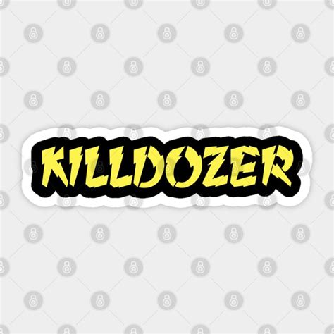 Killdozer 70s Tv Movie Classic Killdozer Sticker Teepublic