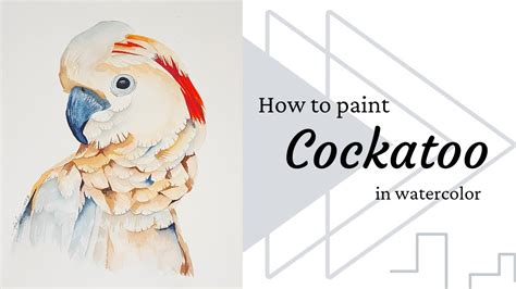 Tutorial How To Paint A Cockatoo In Watercolor YouTube