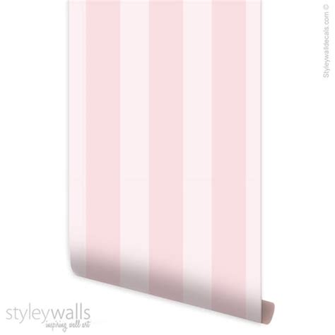 Light Pink Striped Wallpaper