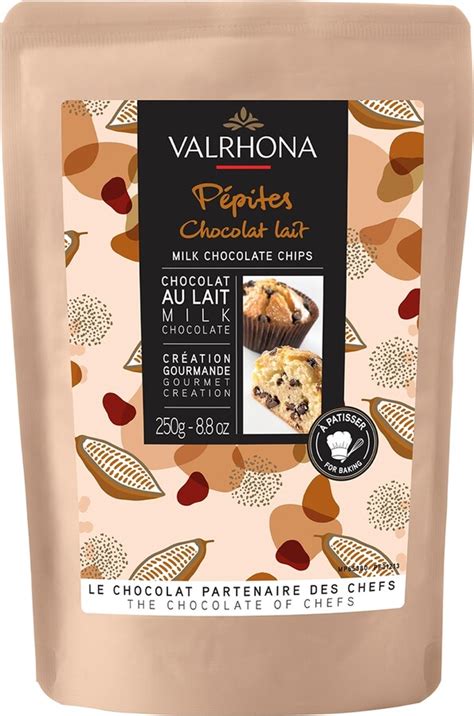 Valrhona Milk Chocolate Chips 250g Shopstyle Food And Beverage