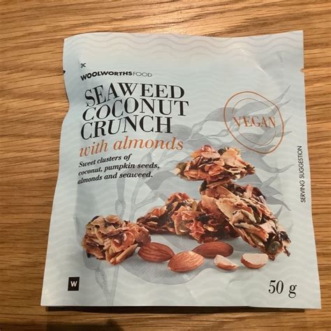 Woolworths Food Seaweed Coconut Crunch With Almonds Review Abillion