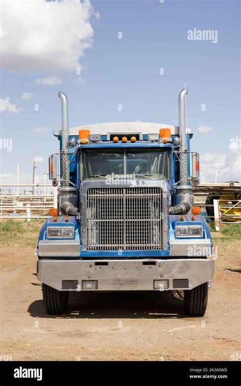 Semi Truck Front View