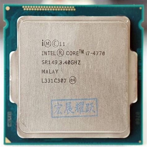 Intel Core I7 4770 Cpu Processor 340 Ghz Quad Core Haswell Sr149 Lga