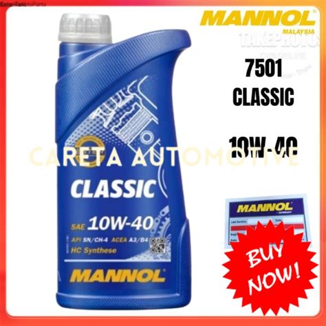 Made In Germany Mannol Classic Ester Sae W Hc Synthese Engine Oil