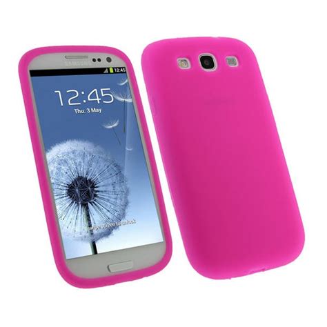 Coque Rose Samsung Galaxy S Mini Silicone