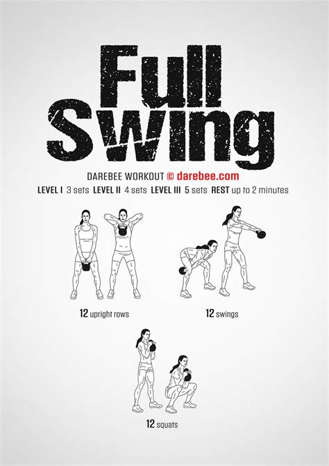 Full Swing Workout Kettlebell Workout Kettlebell Workout Routines