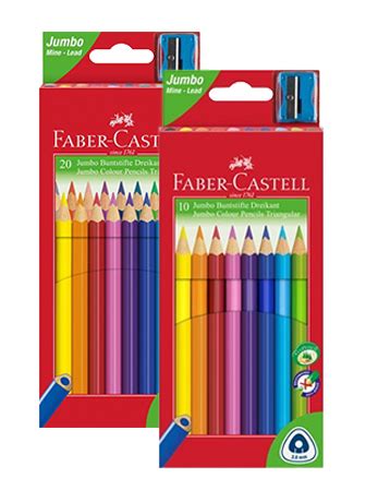 Faber Castell Jumbo Triangular Colour Pencils Cregal Art Art And