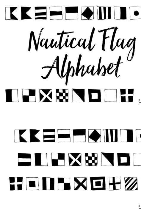 Nautical Flag Alphabet – MasterBundles