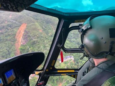 Militares do Cavex de Taubaté auxiliam nos trabalhos de resgate em