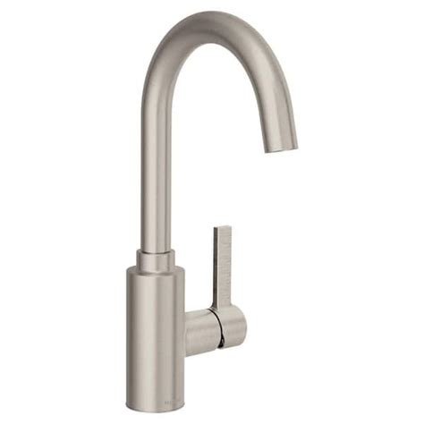 Moen Genta Lx Single Handle Bar Faucet In Spot Resist Stainless Srs