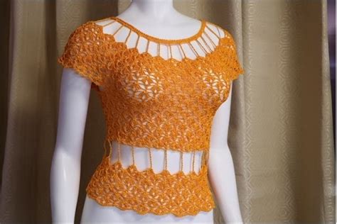 Hermosa Blusa Tejida A Crochet Paso A Paso