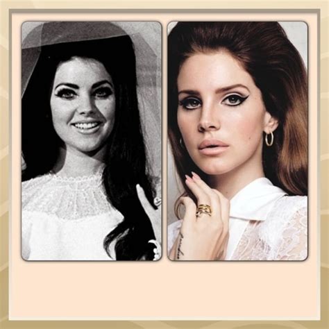 some weird resemblance there between priscilla presley and lana del rey ...