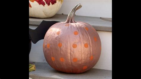 No Carve Polka Dot Pumpkin Southern Living Youtube