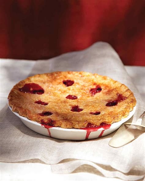 Classic Cherry Pie With A Butter Crust Recipe Martha Stewart