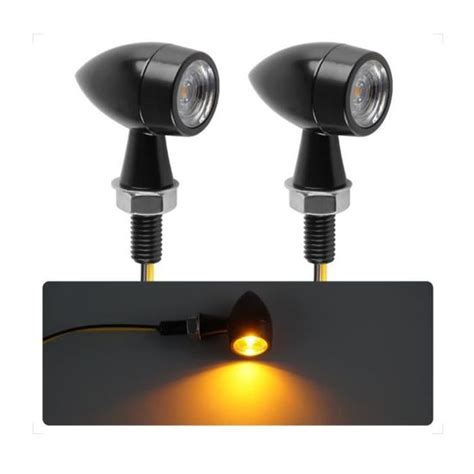 Universel V Pcs Mini Moto Led Clignotants Indicateurs Bullet Alliage