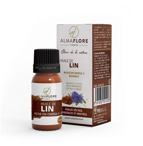 ALMAFLORE HUILE DE LIN 10ML Côté Para