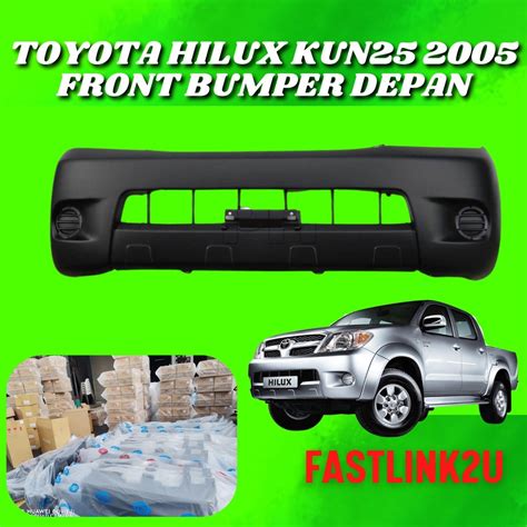 Fastlink Toyota Hilux Vigo Kun Front Bumper Depan Plastic