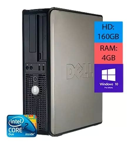 Dell Optiplex 380 Core 2 Duo 160gb Hd 4gb Memoria Com Dvd Mercadolivre