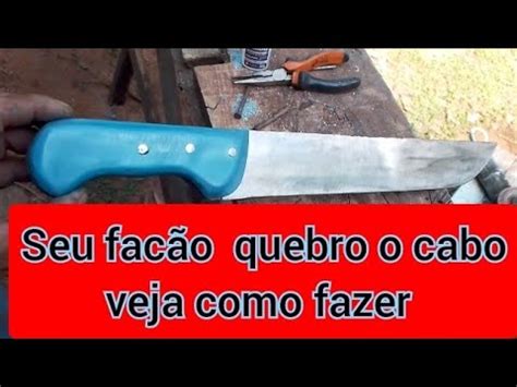 Como fazer um cabo de facão de cano PVC Vejaaqeui YouTube