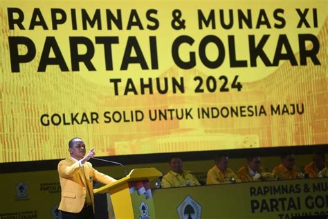 Bahlil Serahkan Sepenuhnya Pembagian Jatah Menteri Golkar Ke Prabowo