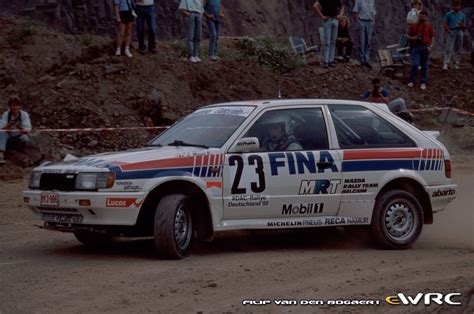 de Mevius Grégoire Manset Luc Mazda 323 4WD Int ADAC Rallye