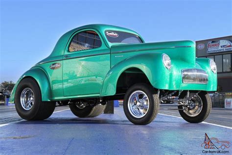 Gasser Style Cars Willys Custom 1941 Willys Gasser Style Coupe In