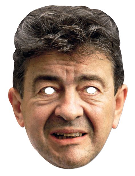 Máscara de cartón Jean Luc Mélenchon Esta careta de Jean Luc Mélenchon