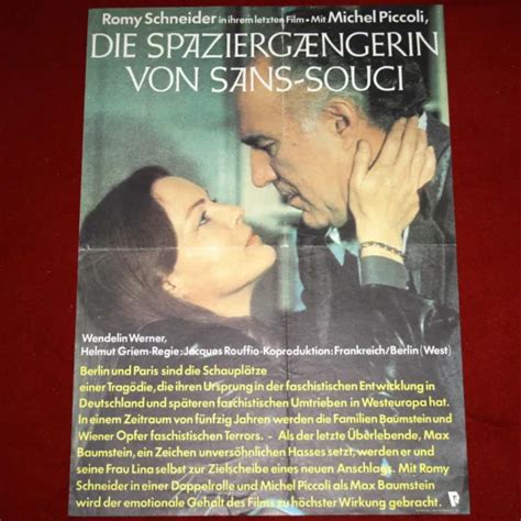 DDR KINOPOSTER SPAZIERGÄNGERIN von Sans Souci 1982 Romy Schneider