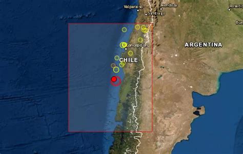 Fuerte Sismo Sacudió La Zona Centro Y Sur De Chile