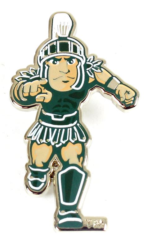 Michigan State Mascot Pin