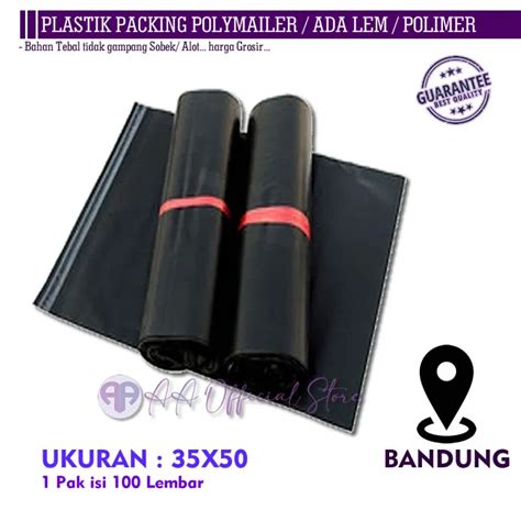 Plastik Packing X Isi Lembar Amplop Paket Polymailer Mailer